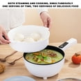 thumbnail image 5 of Electric Frying Pan, Multifunctional Portable 1000W Non-Stick Pot for Cooking | Durable Heat Safe Handle | Touch Control Panel | Electric Hot Pot, 5 of 7