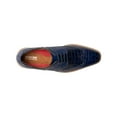 thumbnail image 4 of Stacy Adams Alario Wingtip Oxford Croco Leather Shoes Blue 25725-400, 4 of 7