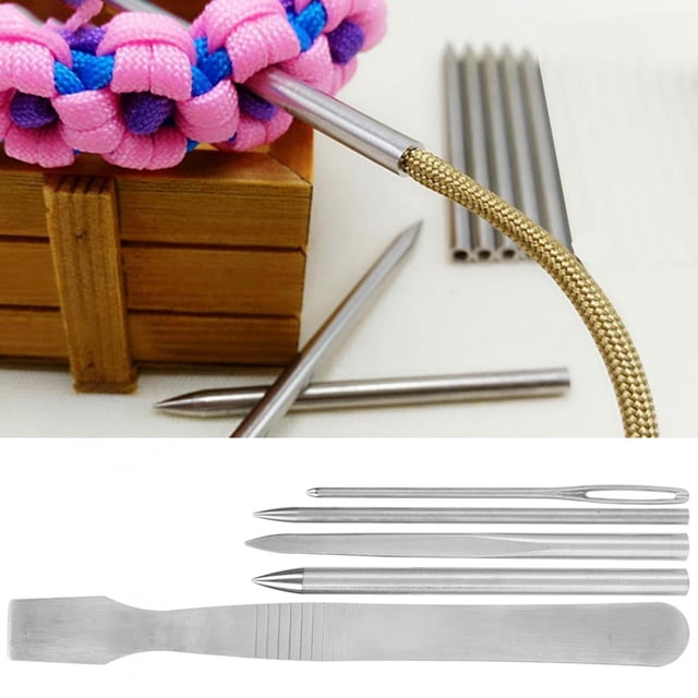 With Storage Bag Paracord Knitting Set, Paracord Weaving Set, 5Pcs/Set High Strength Camera Bags for Woven School Bags Rucksacks Travel Bags