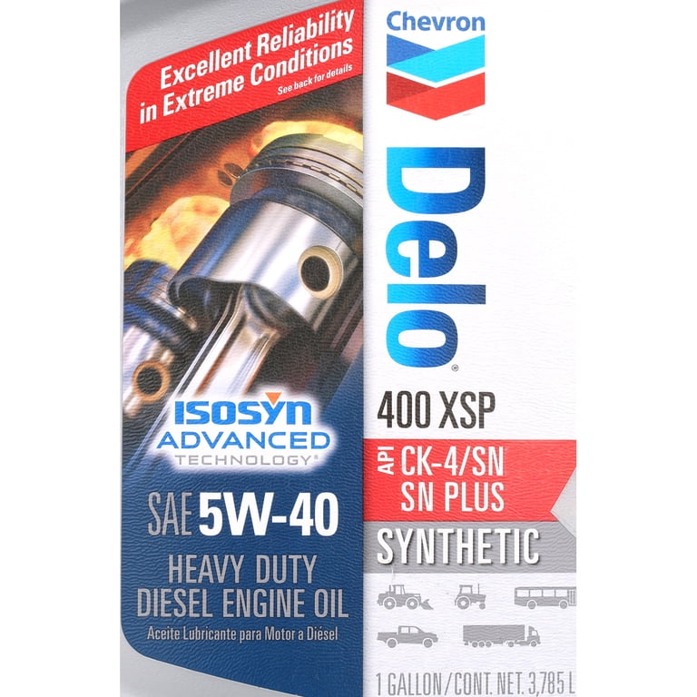 Chevron Delo 400 XSP Full Synthetic 5W-40 Heavy Duty Diesel Engine