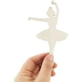 thumbnail image 3 of 16 Pack 6 Inch Wood Silhouette Ballerina Crafts Unfinished Wood Silhouette Ballerina Cutouts Wooden Silhouette Ballerina Hanging Ornaments DIY for Home Party Decoration Craft Project, 3 of 6