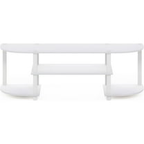 Turn-S-Tube Wide TV Entertainment Center, White