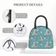 thumbnail image 4 of Balery Teal Mama Llama Bolsa de Almuerzo para Mujeres, Caja de Almuerzo, Bolsa de Almuerzo Pequeña Impermeable, Tote de Almuerzo Reutilizable con Gran Capacidad, 4 of 6