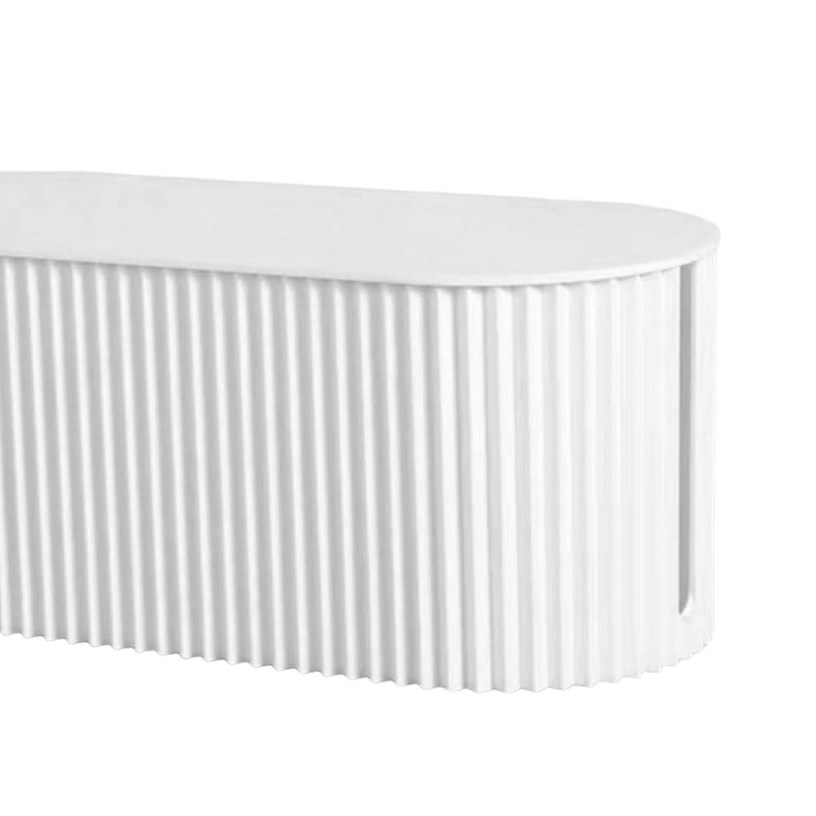 Fiocias Box Hide Conceal Cord Organization Desk Cable Management Solution Cord Organizer white