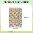 thumbnail image 4 of Lsque Falling Pumpkins On Car Premium Golf Towel - Ultra Absorbent and Quick Drying Microfiber Towel with Carabiner - Gift for Men -24" X 16", 4 of 8