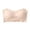 Beige, variant on Girls Training Strapless Bandeau Bras Cami Tube Top Seamless Padding Bralettes Grey One Size