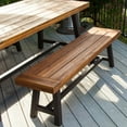 thumbnail image 3 of Finca Rustic Metal 3-piece Outdoor Dining Set, 3 of 6