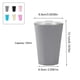 thumbnail image 4 of Billuyoard Taza de enfriamiento Color sólido Estilo simple Doble capa 330 ml Verano Sellado a prueba de fugas Reutilizable Lavable Taza de Cocina y Comedor Cielo azul, 4 of 6