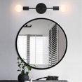 thumbnail image 5 of LNGOOR Wall Sconce 2 Lights Bathroom Vanity Modern Industrial Wall Lamp Wall Mount Lighting Fixture, Black, 5 of 5