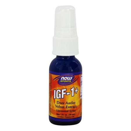 NOW Foods - IGF-1 Plus Lipospray Deer Antler Velvet Extract - 1