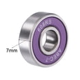 thumbnail image 3 of Uxcell Roulements à Billes ABEC7 pour Planche à Roulettes Patins à Roues Alignées 12 Pcs Violet ABEC-7, 3 of 5