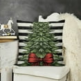 thumbnail image 2 of Christmas Pillow Covers Christmas Farmhouse Throw Pillow Case Tree Truck Gift Box Cushion Case for Home Couch Sofa Bed Outdoor Decoration, 2 of 5