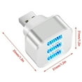 thumbnail image 3 of Oefntac USB Charger Portable 3 Port USB Mobile Phone Charger,USB Extender Charger,Adapter Charging Plug Station Home Office Working Trips Tool, 3 of 4