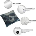 thumbnail image 4 of BANET Skull Throw Pillow Cushion Cover, with Music Graphic Art, Decorative Square Accent Pillow Case 20x20in, 4 of 5
