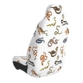 thumbnail image 2 of Wukai Snake Full Set Car Seat Covers with Soft Padding Universal Auto Front Seats Protector and Cushion Mat, 2 of 5