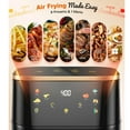 thumbnail image 2 of 10 liter large capacity visible stainless steel air fryer multifunctional oven, 2 of 7
