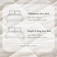 thumbnail image 6 of EVERGRACE Pearl Velvet Quilt King Size Bedding Sets, Luxurious Soft Velvet Comforter Set, Lightweight Box Stitching Oversized Bedspread Coverlet for All Season, with 2 Shams, Birch, 6 of 8