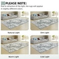 thumbnail image 6 of Hasoo 8' x 10' Area Rug for Living Room Boho Vintage Rug Non Slip Throw Rugs Floral Bedroom Rug, Gray, 6 of 6