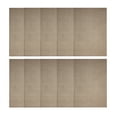 thumbnail image 1 of Furnish My Place Abstract Contemporary Geometrical Honeycomb Textured Modern Plush Two Tone High Low Pattern Rug, Home Door Mat, Made in USA - Valid Brown, 2' x 4' Rectangle - Set of 10, 1 of 5