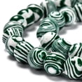 thumbnail image 2 of 1strand Malachite Beads Strands Dyed Round Green 6mm Hole: 1mm about 63pcs/strand 14.96 inch(38cm), 2 of 3