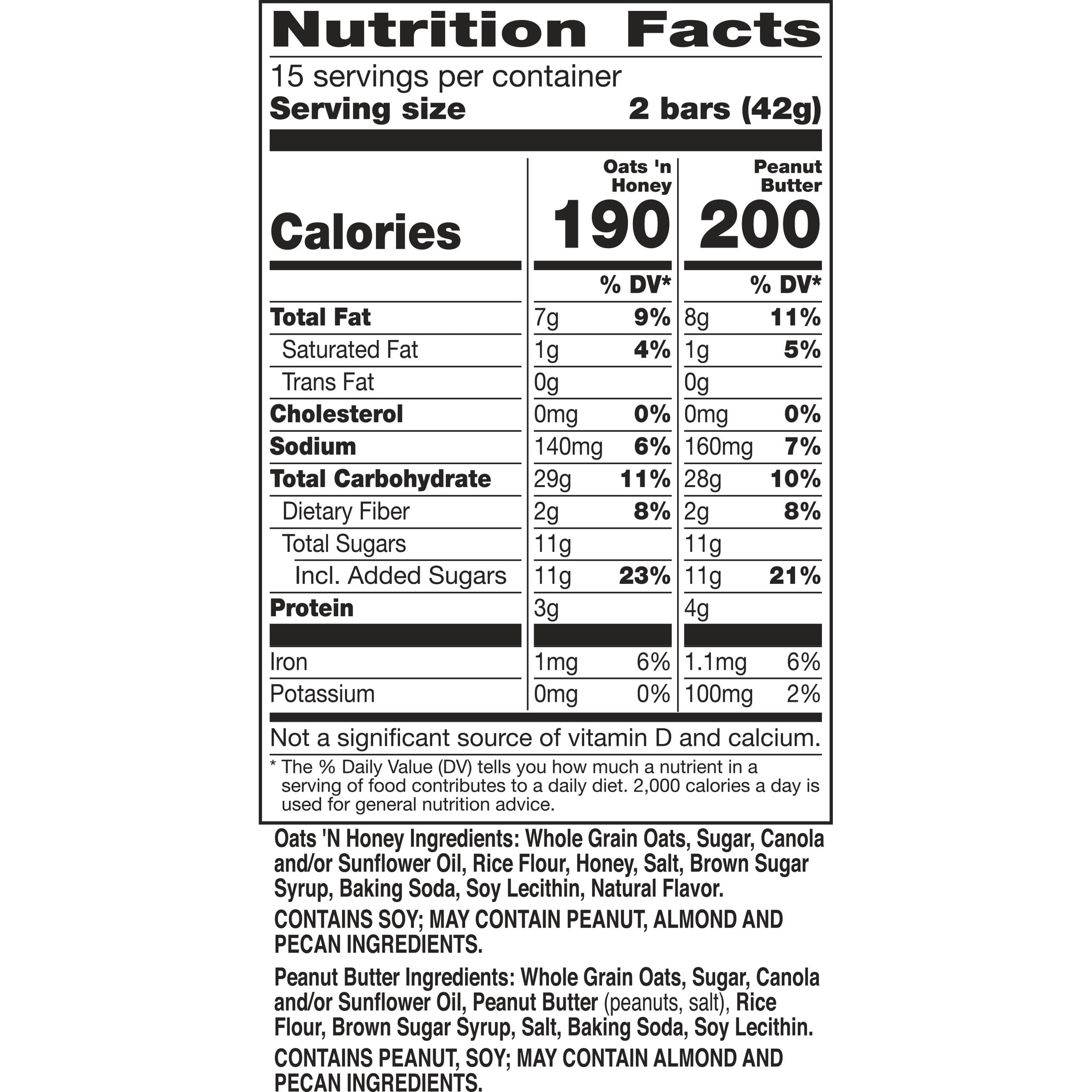 Nature Valley Crunchy Granola Bars, Variety Pack, 30 Bars, 22.35 OZ (15 Pouches)