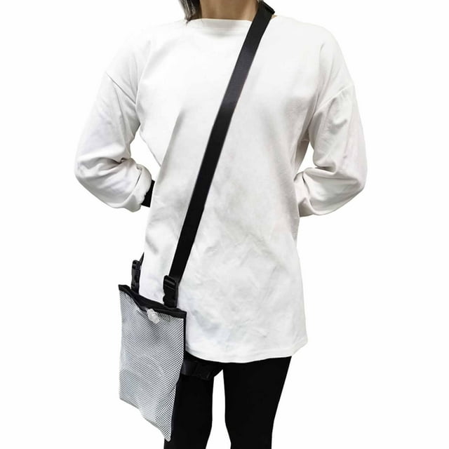 BELOVING Sac de Drainage Urinaire Réglable pour Patients Incontinence Gris Clair