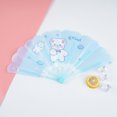thumbnail image 4 of Homerr Folding Fan 2Pcs Cartoon Pattern Cool Student Children Summer Fine Workmanship Portable Folding Birthday Gift Folding Fan, 4 of 7