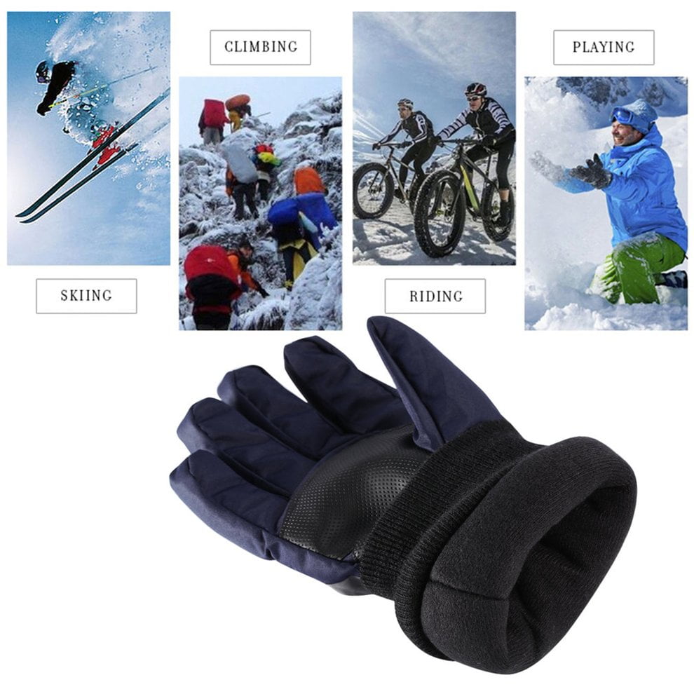 OUTAD Durable Waterproof Snow Ski Gloves Mountain Climbing Gloves for Men FE 