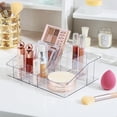 thumbnail image 3 of Organizador de maquillaje Vtopmart de 3 niveles con cajón de plástico transparente, 3 of 7