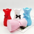 thumbnail image 3 of DIY Hand Flower Arrangement Vase,Drop Proof Dry Flower Arrangement,Sun Flower Full of Stars Plastic Decorative Splicing Vase for Home Decor, White,Blue,Pink,Red, 3 of 7