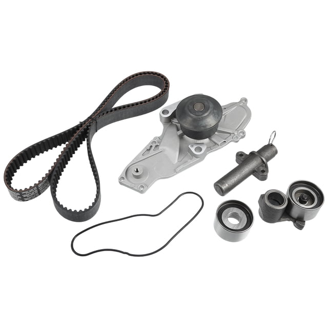 Bomba de agua Unique Bargains, con kit de polea tensora No.14400P8AA01/14510P8AA01 para Acura CL 2001-2003 tono plateado, 1 juego