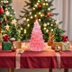 thumbnail image 4 of Seyotauo Glass Christmas Tree Gifts Set Mini Colorful Crystal Christmas Trees Figurines Decor Miniature Glass Christmas Trees Gifts Christmas Tree Ornaments for Tabletop Xmas Party Home, 4 of 6