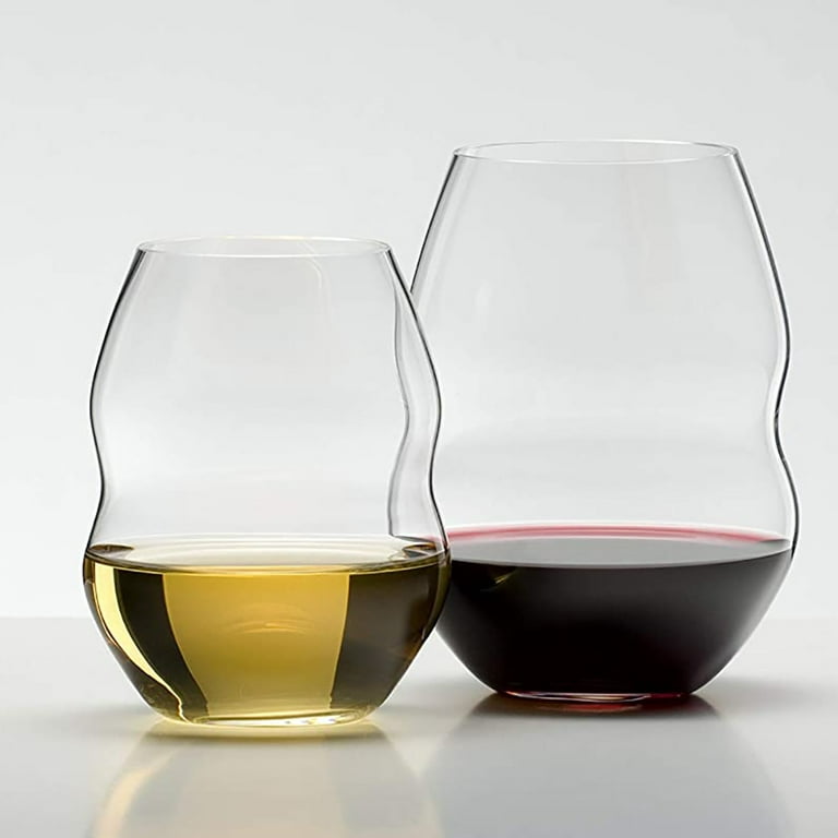 Dropship Swirl Plastic Wine Glasses Set Of 4 (12oz), BPA Free