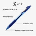 thumbnail image 3 of WWS-Z-Grip Retractable Ballpoint Pen, 1.0mm, Blue Ink, 18-Pack (22258), 3 of 4