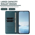thumbnail image 3 of Leather For Samsung Galaxy A57 5G, RFID Blocking Protection, Playful Cats Embossed Flip Wallet Leather Case With Card Holder Magnetic Closure  Phone Cases Cover,Dark green,For Galaxy A57 5G, 3 of 7