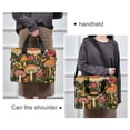 thumbnail image 6 of FORMRS 16" Laptop Bag Carrying Sleeve Case with Handle Travel Shoulder Briefcase, Colorful Mushroom, 6 of 8