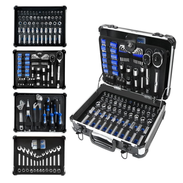 Juego de herramientas Prostormer Mechanic 240 piezas con caja de herramientas de aluminio