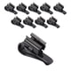 thumbnail image 2 of 10 piezas de clip de montaje para tubería de agua de pecera, accesorios para acuario de diámetro 8-16 Negro, 2 of 8
