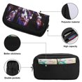 thumbnail image 3 of Mobile Suit Gundam Big Capacity Pencil Case, Large Storage Pencil Pouch Pen Case Bag with Zipper, Pencil Case for Office Supplies, 3 of 8