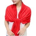 thumbnail image 4 of Idoravan Womens Ruffle Top Women's Summer Long Sleeve Sheer Chiffon Cardigan Thin Shawl Top, 4 of 7