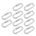thumbnail image 2 of Miangastore Chain Link Connector Stainless Steel 10Pcs 1.97X0.20X0.20in, 2 of 9