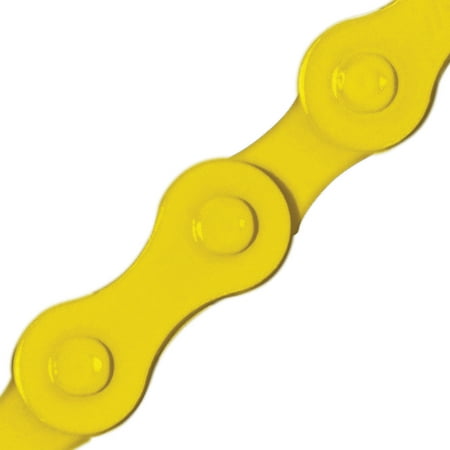 KMC Chain Z410x112L, Yellow Bike Chain (Best Way To Degrease A Bike Chain)