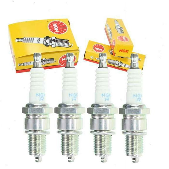 4 pc NGK Standard Spark Plugs compatible with Mazda B2200 2.2L L4 1987-1993