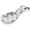 Violet Check, variant on Enamel Spoon Rest, Kitchen Spoon Holder and Utensil Rest for Stovetop, Black-and-White Courtly Check