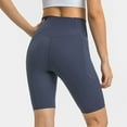 thumbnail image 5 of Hienoo Women's Biker Shorts Stretch High Waist Lifting Fitness Shorts, Sizes S-XXL, 5 of 8