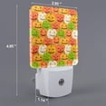 thumbnail image 2 of Rocae Cartoon Pumpkins for 0.5W Plug in Night Light, Dusk to Dawn, Bright Nightlight Auto-On/Off-US, 2 of 7