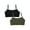 Olive Night/Black Hue, variant on Women's Naked Cami Bralette, 2-Pack, Style-SA1437