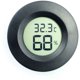 thumbnail image 1 of Mini higrómetro termómetro monitor LCD digital medidor de humedad interior exterior para humidificadores deshumidificadores invernadero sótano habitación de bebé Fahrenheit o Celsius, negro,, 1 of 5