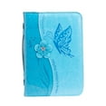 thumbnail image 2 of Bible Cover-Butterfly-Teal Blue-Medium, 2 of 10