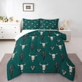 thumbnail image 2 of Feelyou Tribal Sheep Skeleton Bedding Comforter Set for Teen, Cactus Plant Botanical Twin Comforter Sets, Wsetern Cowboy Cowgirl Bedding Set, Breathable Home Decor, 2-Piece, 2 of 8
